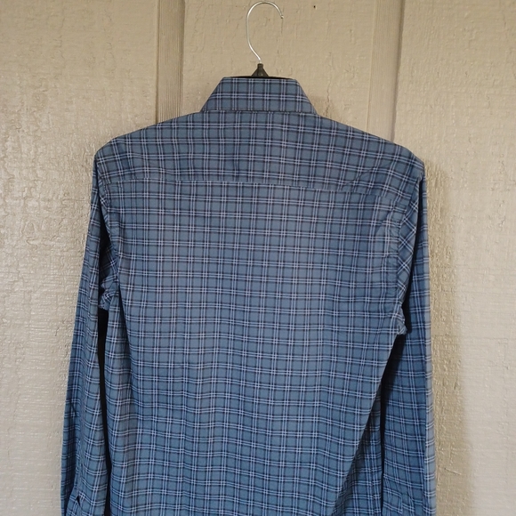 Ben Sherman Plaid Shirt Long Sleeve Button Front  Men Size S - Picture 5 of 13